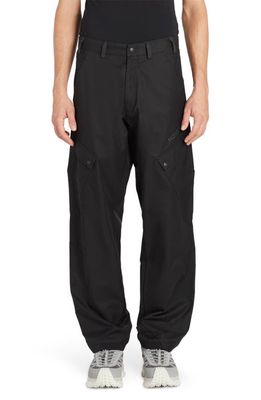 Moncler Technical Cotton Blend Pants in Black