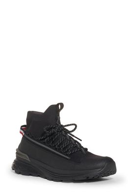 Moncler Trailgrip Gore-Tex Waterproof High Top Sock Sneaker in Black