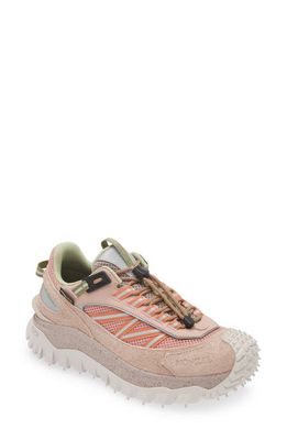 Moncler Trailgrip Mixed Media Hiking Sneaker in Pink