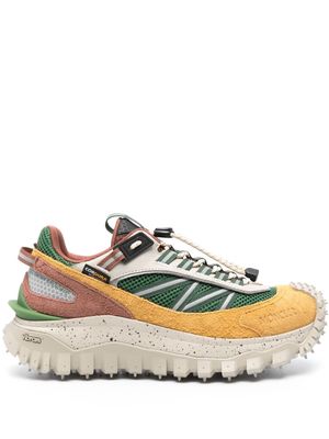 Moncler Trailgrip suede-panel sneakers - Green