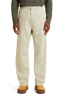 Moncler Twill Carpenter Pants in White