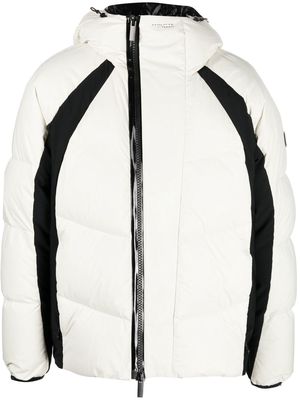 Moncler two-tone down puffer jacket - Neutrals