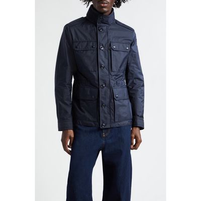 Moncler Water Repellent Field Jacket in Navy