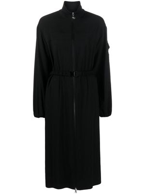 Moncler zipped high-neck midi dress - Black
