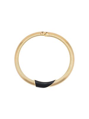 Monet Pre-Owned 1980s twist choker necklace - Gold