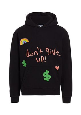 Money Money Graphic Cotton Hoodie