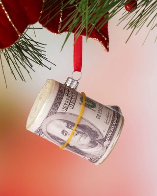 Money Roll Holiday Ornament