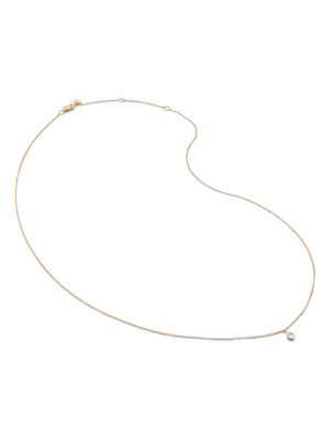 Monica Vinader 14kt recycled yellow gold diamond necklace