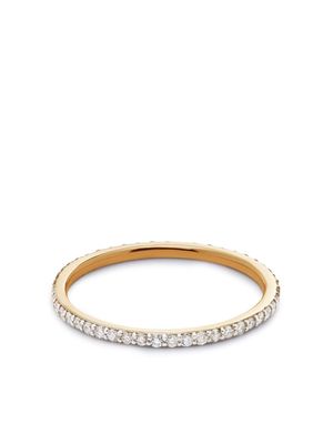 Monica Vinader 14kt yellow gold diamond ring