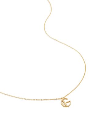 Monica Vinader alphabet G-pendant necklace - Gold