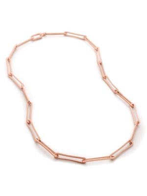 Monica Vinader Alta-long-link necklace - Pink