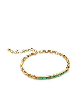 Monica Vinader baguette chain bracelet - Gold