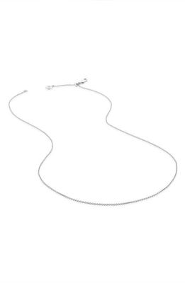 Monica Vinader Chain Link Necklace in Silver