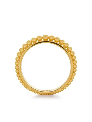 Monica Vinader Deia bead-embellished stacking ring - Gold