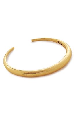 Monica Vinader Deia Cuff Bracelet in 18Ct Gold Vermeil/Ss