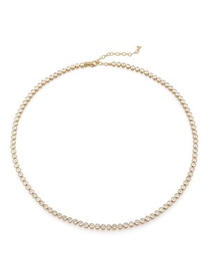 Monica Vinader Diamond Essentials tennis necklace - Gold