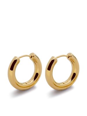 Monica Vinader Essential small hoop earrings - Gold