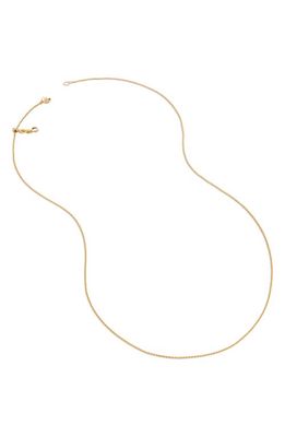 Monica Vinader Fine Chain Necklace in 18Ct Gold Vermeil