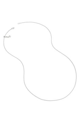 Monica Vinader Fine Chain Necklace in Sterling Silver