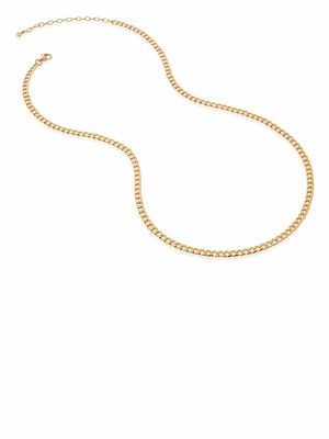 Monica Vinader Flat Curb chain necklace - Gold