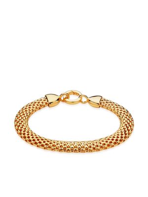 Monica Vinader Heirloom woven wide chain bracelet - Gold