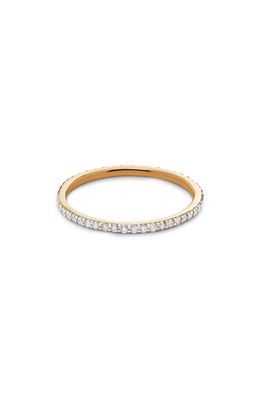 Monica Vinader Lab Created Diamond Pavé Eternity Ring in 14K Solid Gold