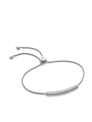 Monica Vinader mini Linear friendship bracelet - Silver