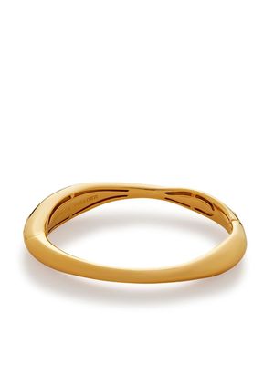 Monica Vinader Nura Reef wide bangle bracelet - Gold
