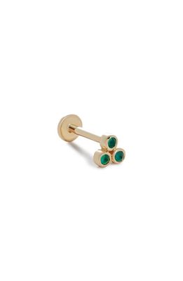 Monica Vinader Semiprecious Cluster Single Stud Earring in 14Kt Solid Gold