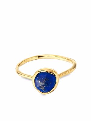 Monica Vinader Siren lapis lazuli stacking ring - Gold