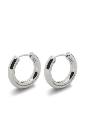 Monica Vinader Small Essential Click silver hoop earrings