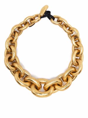 Monies chunky chain necklace - Gold