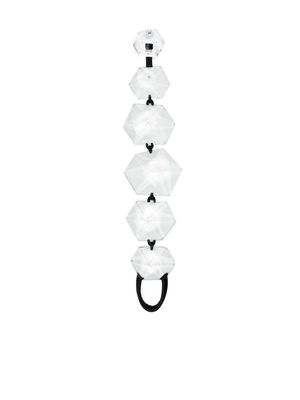 Monies Jocus transparent-design bead bracelet - White