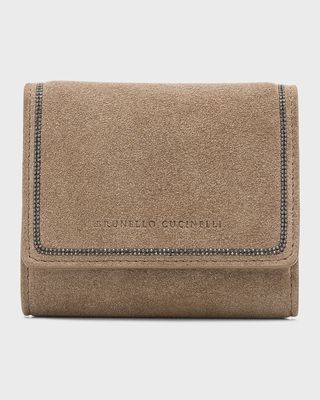 Monili Trifold Leather Wallet