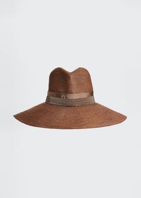 Monili-Trim Straw Hat