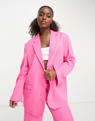 Monki blazer in bright pink - part of a set