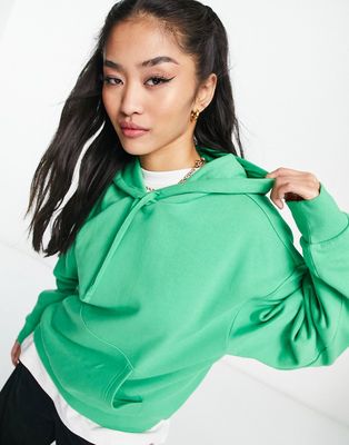 Monki hoodie in bright green