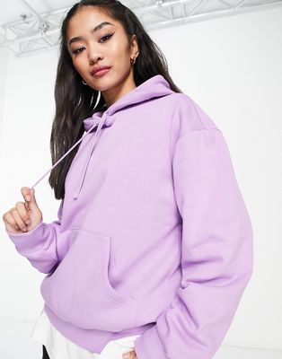 Monki hoodie in lilac-Purple