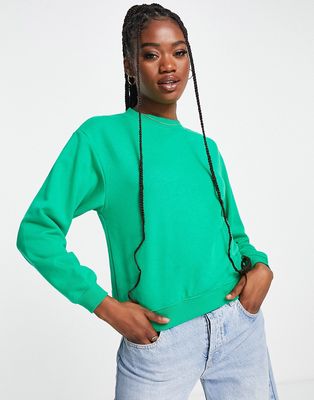 Monki sweatshirt in green