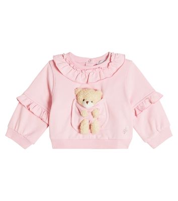 Monnalisa Baby cotton-blend sweatshirt