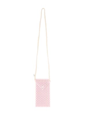 Monnalisa beaded crossbody bag - Pink