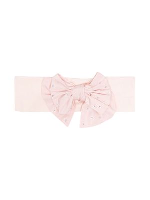 Monnalisa bow-detail hair band - Pink