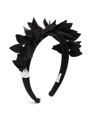 Monnalisa bow-detail headband - Black