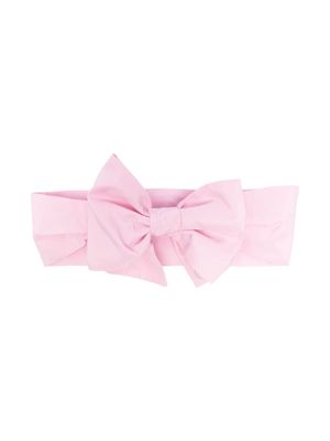Monnalisa bow-embellished head band - Pink