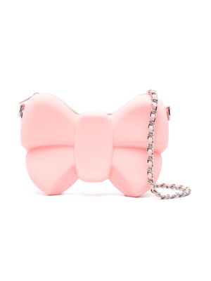 Monnalisa bow-shaped shoulder bag - Pink