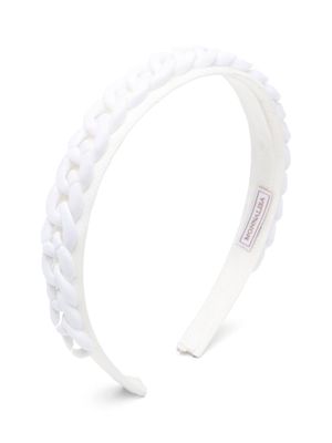 Monnalisa chain-link detail headband - White