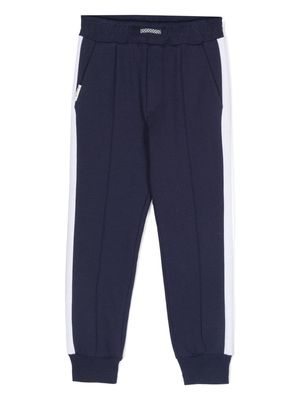 Monnalisa contrasting-detail joggers - Blue