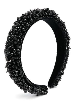 Monnalisa crystal-embellished headband - Black
