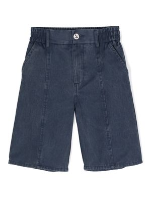 Monnalisa dark-wash denim shorts - Blue