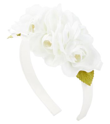 Monnalisa Floral-appliqué headband
